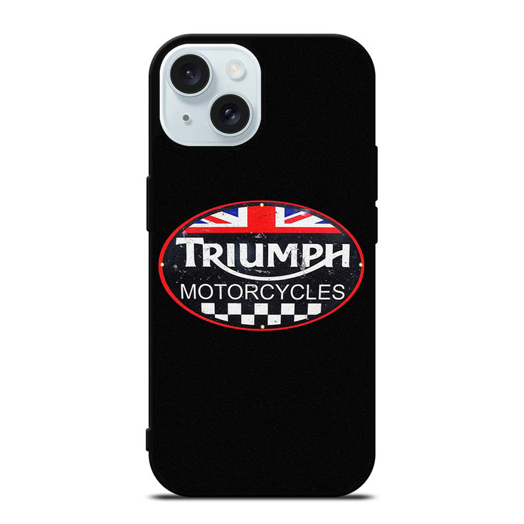 TRIUMPH MOTORCYCLES BADGE iPhone 15 Case Cover
