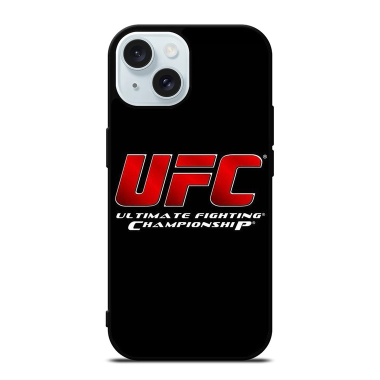 UFC ULTIMATE FIGHTING CHAMPIONSHIP LOGO iPhone 15 Case Cover UFC ULTIMATE FIGHTING CHAMPIONSHIP LOGO iPhone 15 Case Cover