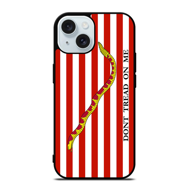 UNITED STATES DONT TREAD ON ME FLAG iPhone 15 Case Cover