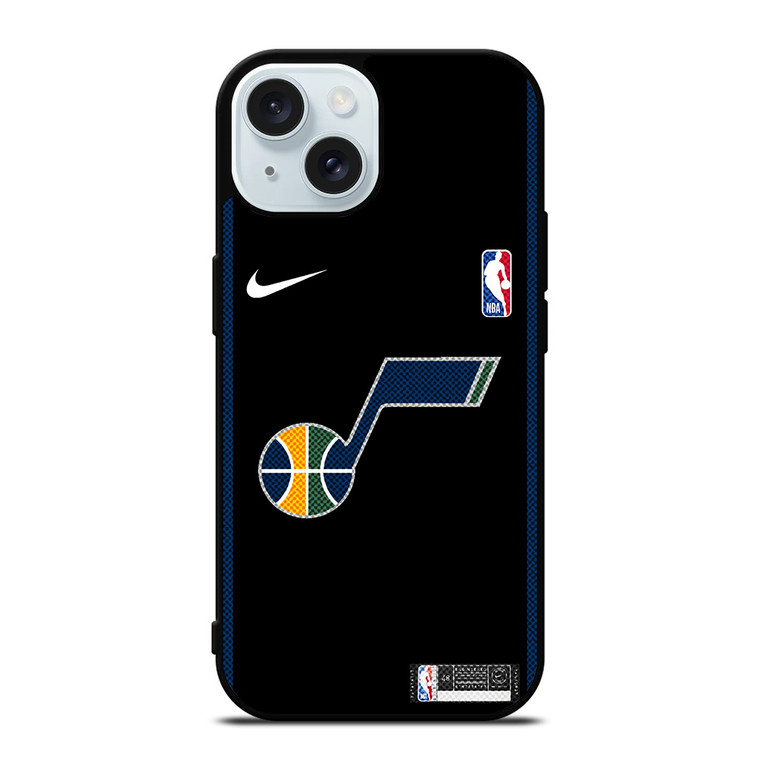 UTAH JAZZ NIKE NBA BASKETBALL iPhone 15 Case Cover UTAH JAZZ NIKE NBA BASKETBALL iPhone 15 Case Cover