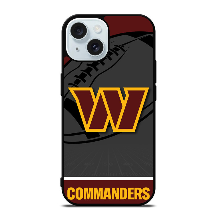 WASHINGTON COMMANDERS NFL TEAM iPhone 15 Case Cover