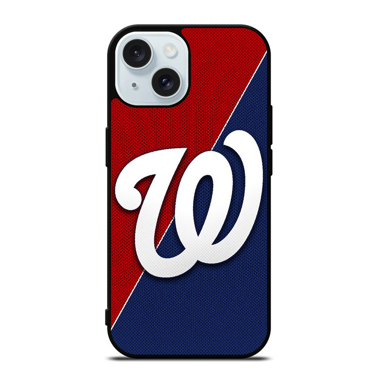 WASHINGTON NATIONALS MLB BASEBALL LOGO iPhone 15 Case Cover