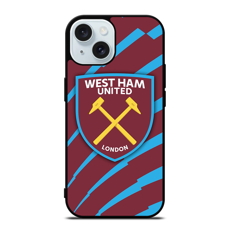 WEST HAM UNITED FOOTBALL iPhone 15 Case Cover