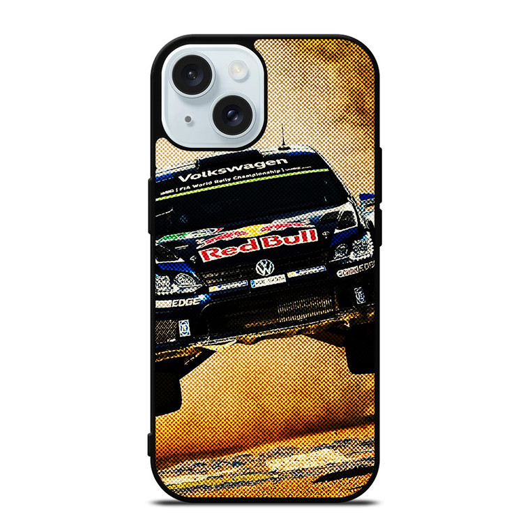 WRC RALLY VOLKSWAGEN POLO 2 iPhone 15 Case Cover WRC RALLY VOLKSWAGEN POLO 2 iPhone 15 Case Cover