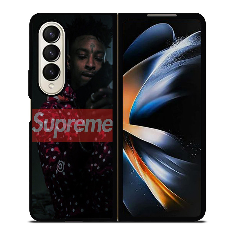 21 SAVAGE SUPREME RAPPER Samsung Galaxy Z Fold 4 Case Cover