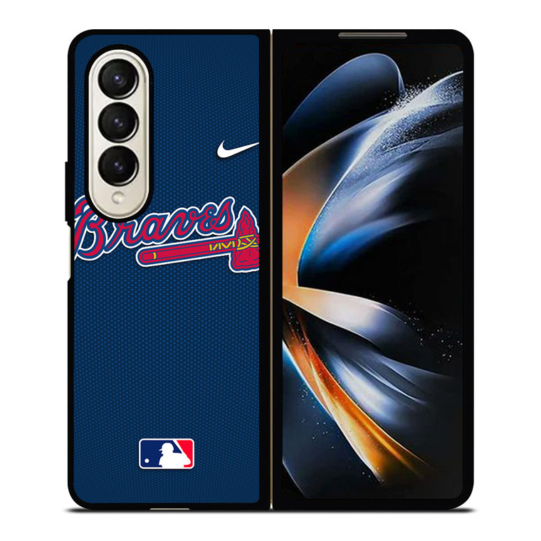 ATLANTA BRAVES MLB BASEBALL NIKE Samsung Galaxy Z Fold 4 Case Cover