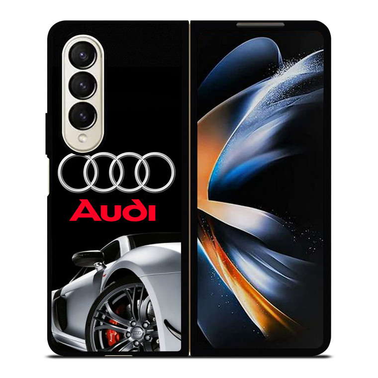 AUDI CAR LOGO 2 Samsung Galaxy Z Fold 4 Case Cover