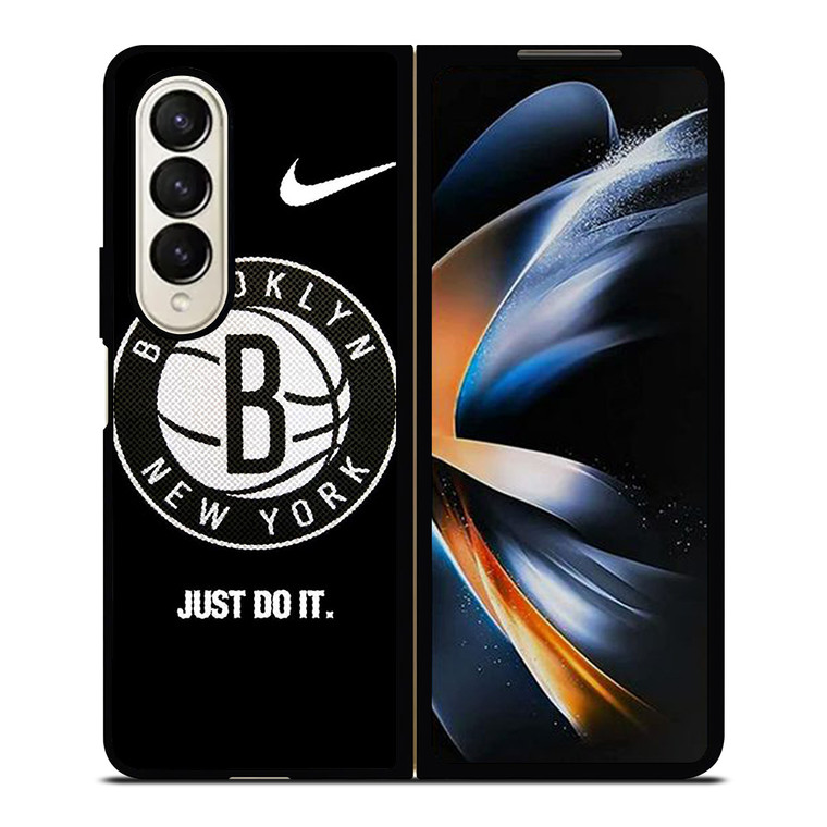BROOKLYN NETS NBA BASKETBALL LOGO 3 Samsung Galaxy Z Fold 4 Case Cover