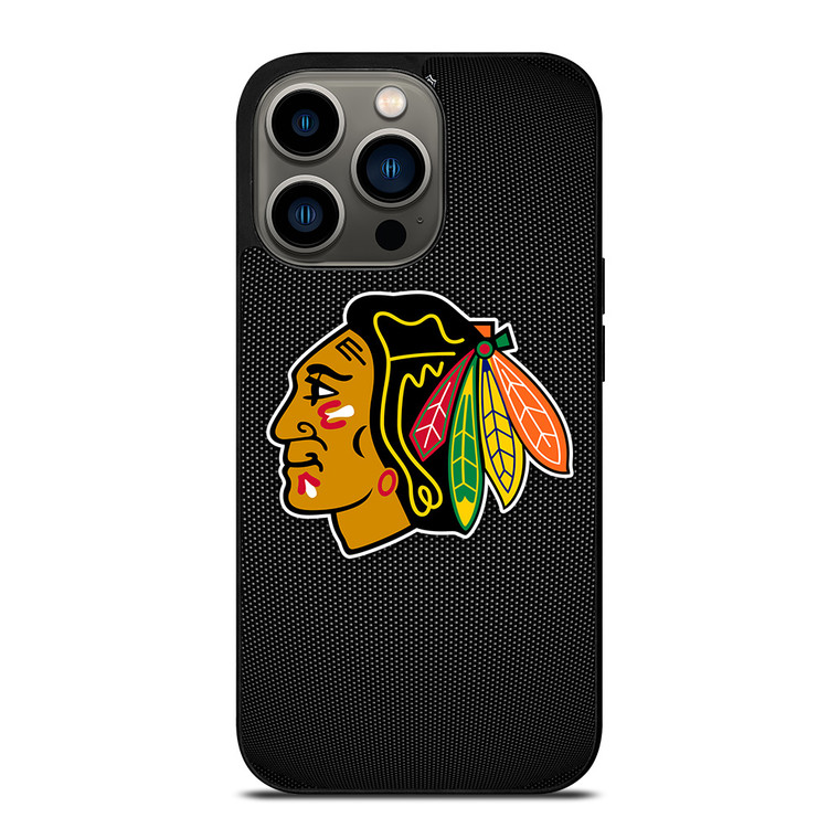 CHICAGO BLACKHAWKS HOCKEY NHL LOGO iPhone 13 Pro Case Cover