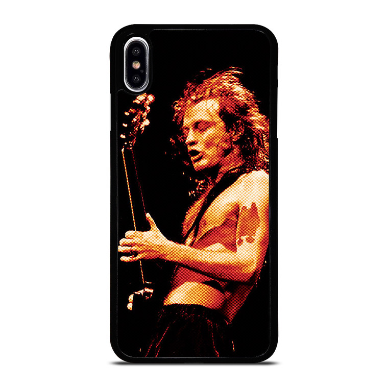 ACDC ANGUS YOUNG ROCK BAND GUITARIST iPhone XS Max Case Cover