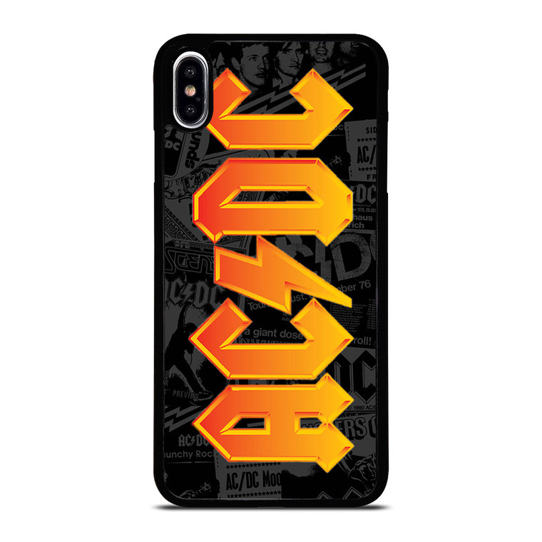 ACDC ROCK BAND POSTER iPhone XS Max Case Cover