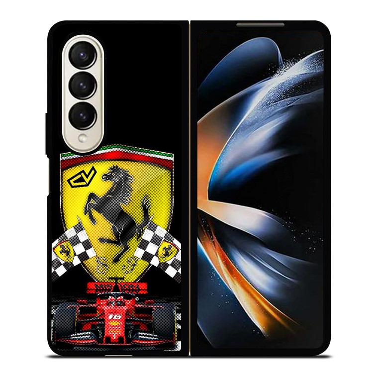 CHARLES LECLERC FERRARI FORMULA ONE F1 RACING 4 Samsung Galaxy Z Fold 4 Case Cover