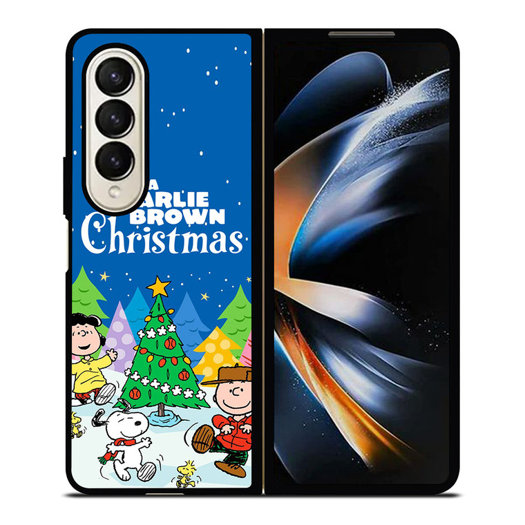 CHARLIE BROWN SNOOPY CHRISTMAS CARTOON Samsung Galaxy Z Fold 4 Case Cover