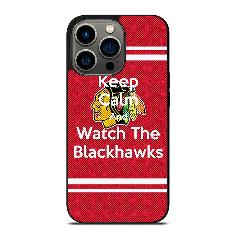 CHICAGO BLACKHAWKS NHL HOCKEY FANS 2 iPhone 13 Pro Case Cover