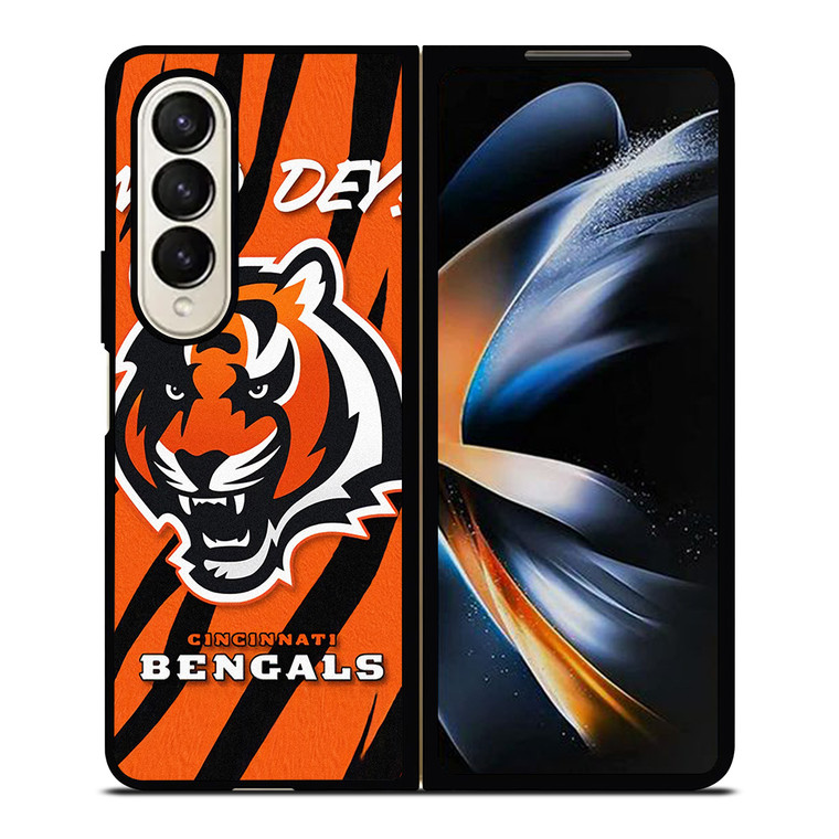 CINCINNATI BENGALS FANS WHO DEY Samsung Galaxy Z Fold 4 Case Cover
