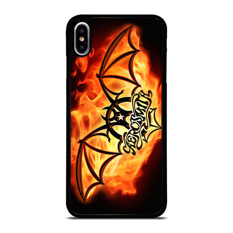 AEROSMITH ROCK BAND FIRE iPhone XS Max Case Cover