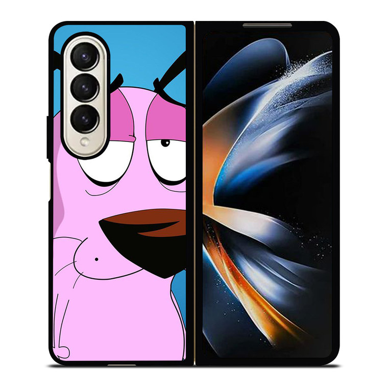 COURAGE THE COWARDLY DOGS CARTOON Samsung Galaxy Z Fold 4 Case Cover