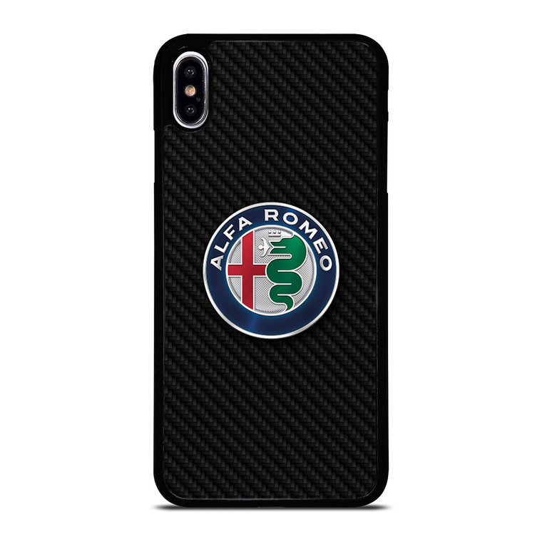 ALFA ROMEO CAR CARBON FIBER iPhone XS Max Case Cover