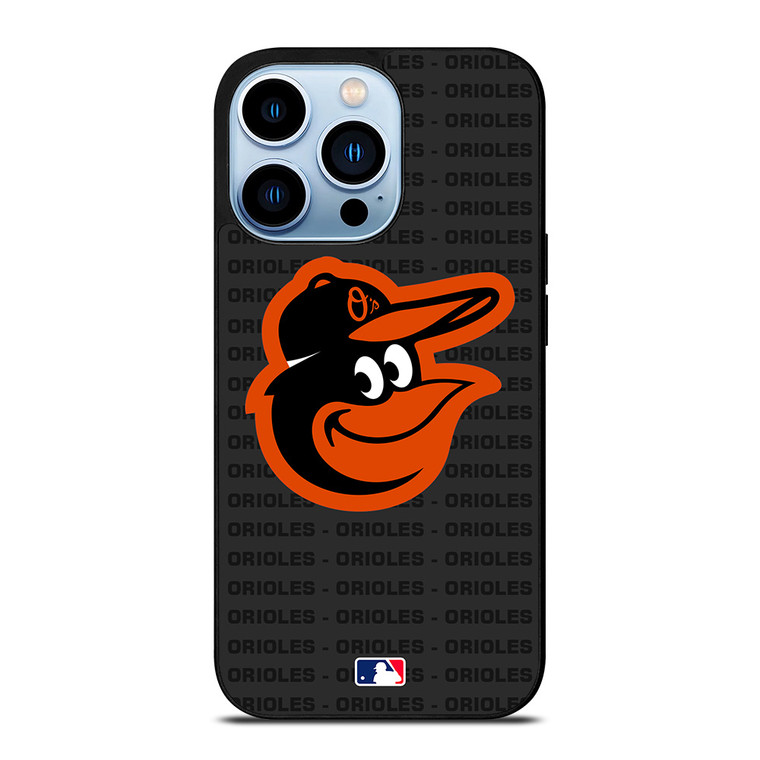 BALTIMORE ORIOLES BASEBALL BLACK iPhone 13 Pro Max Case Cover