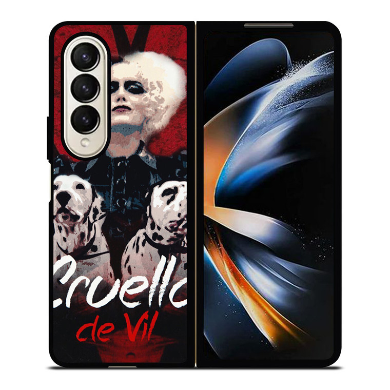 DISNEY CRUELLA DE VIL DALMATIAN Samsung Galaxy Z Fold 4 Case Cover
