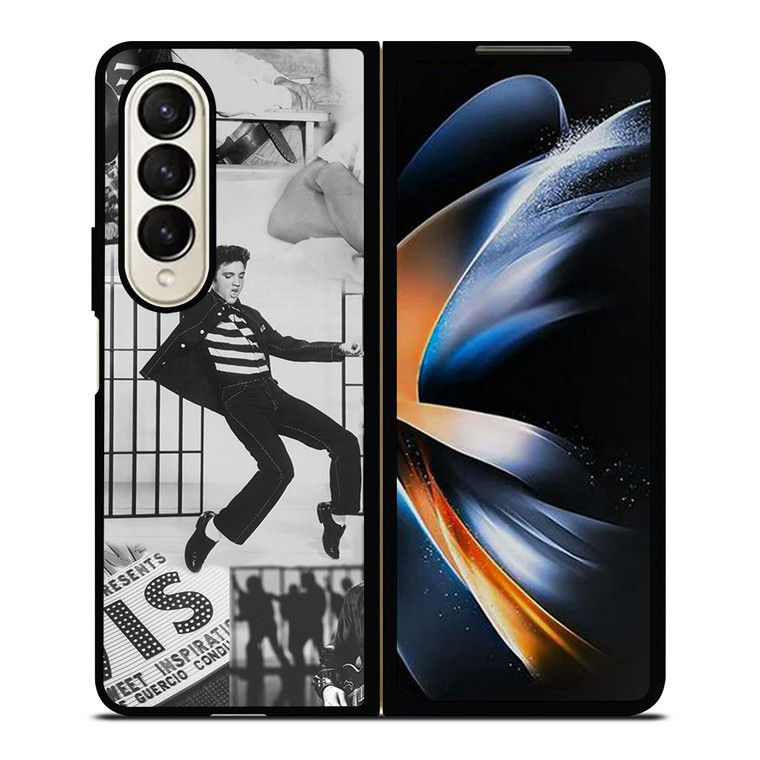 ELVIS PRESLEY COLLAGE 2 Samsung Galaxy Z Fold 4 Case Cover ELVIS PRESLEY COLLAGE 2 Samsung Galaxy Z Fold 4 Case Cover