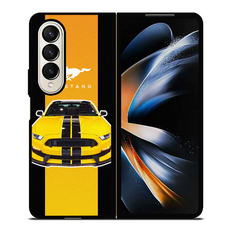 FORD MUSTANG YELLOW Samsung Galaxy Z Fold 4 Case Cover