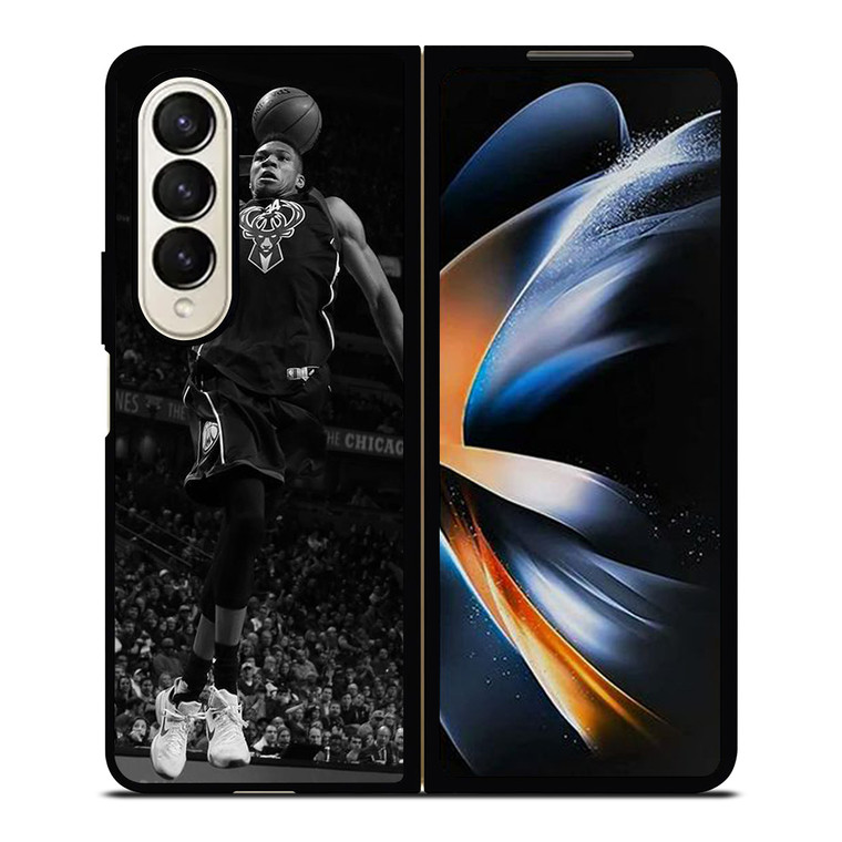 GIANNIS ANTETOKOUNMPO MILWAUKEE BUCKS DUNK Samsung Galaxy Z Fold 4 Case Cover