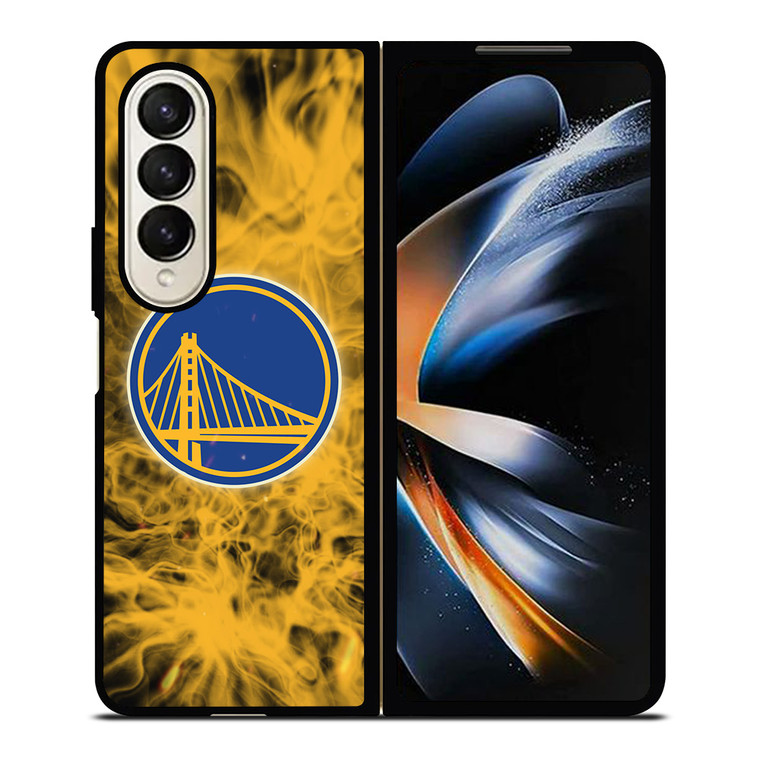 GOLDEN STATE WARRIORS BASKETBALL NBA FIRE Samsung Galaxy Z Fold 4 Case Cover