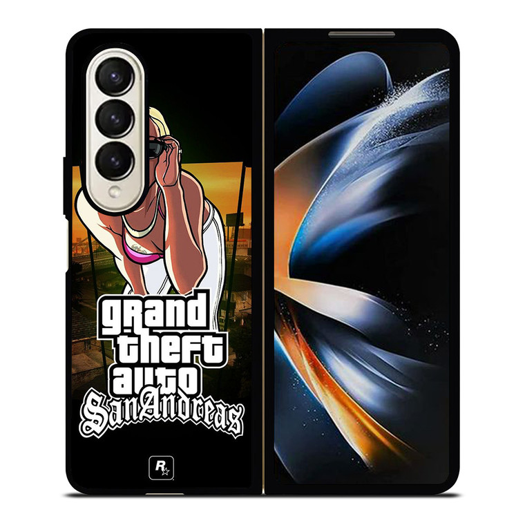 GTA GRAND THEFT AUTO SAN ANDREAS Samsung Galaxy Z Fold 4 Case Cover