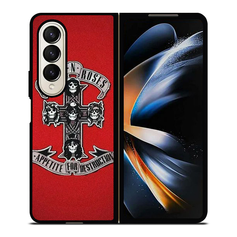 GUNS N ROSES ROCK BAND RED Samsung Galaxy Z Fold 4 Case Cover