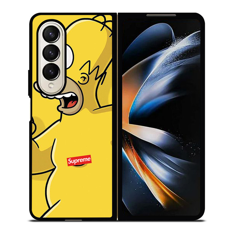 HOMER SIMPSONS CENSORED SUPREME Samsung Galaxy Z Fold 4 Case Cover