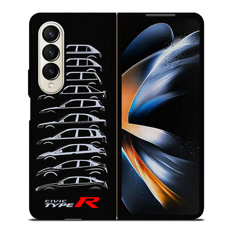 HONDA CIVIC TYPE R EVOLUTION Samsung Galaxy Z Fold 4 Case Cover