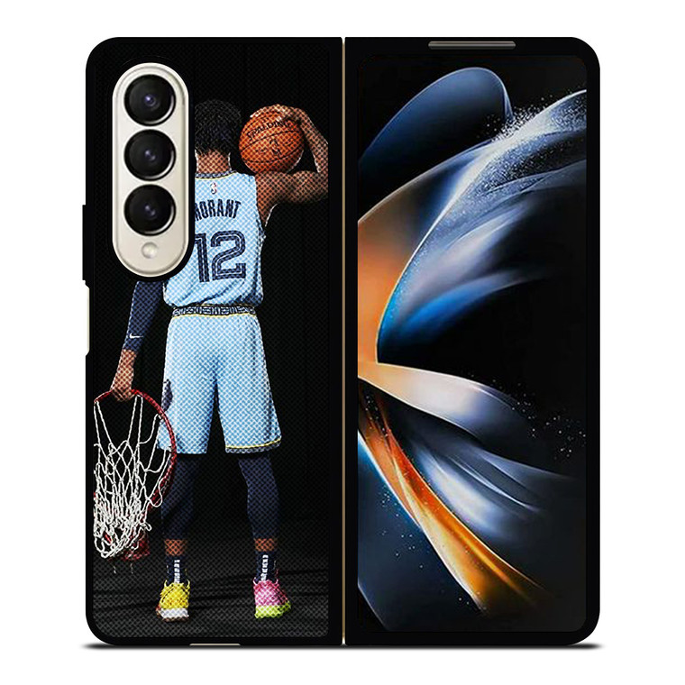 JA MORANT MEMPHIS GRIZZLIES NBA BASKETBALL Samsung Galaxy Z Fold 4 Case Cover