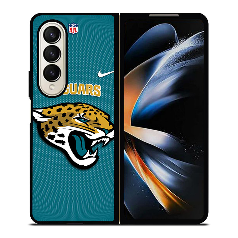 JACKSONVILLE JAGUARS NFL FOOTBALL NIKE Samsung Galaxy Z Fold 4 Case Cover JACKSONVILLE JAGUARS NFL FOOTBALL NIKE Samsung Galaxy Z Fold 4 Case Cover