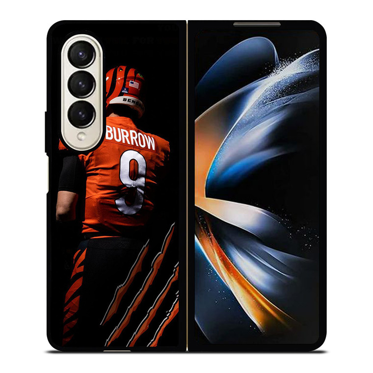 JOE BURROW CINCINNATI BENGALS FOOTBALL Samsung Galaxy Z Fold 4 Case Cover JOE BURROW CINCINNATI BENGALS FOOTBALL Samsung Galaxy Z Fold 4 Case Cover
