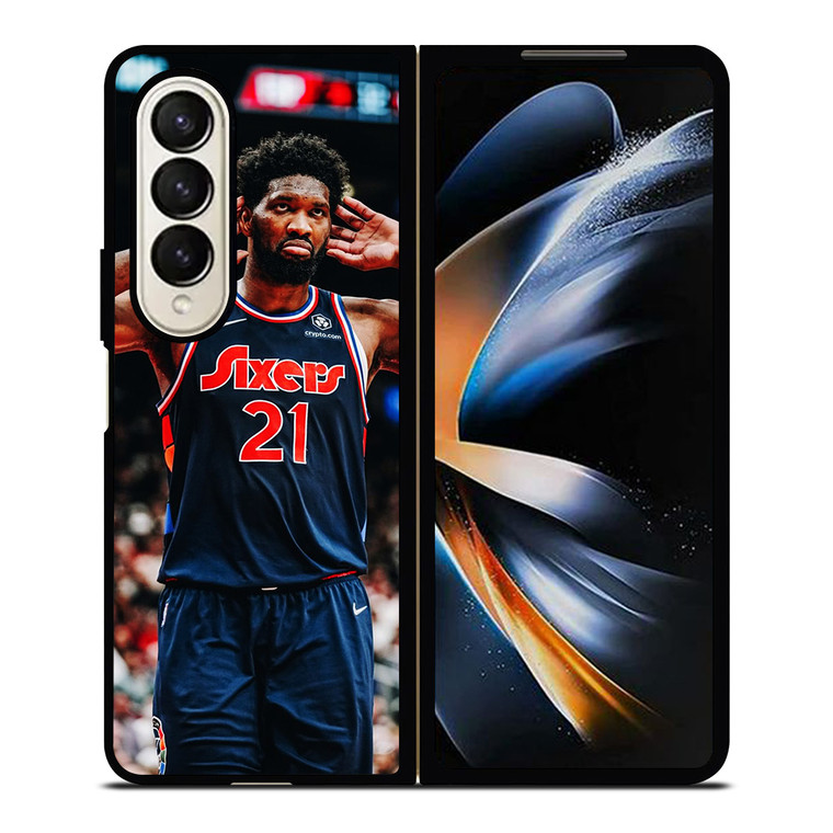 JOEL EMBIID PHILADELPHIA SIXERS COOL Samsung Galaxy Z Fold 4 Case Cover