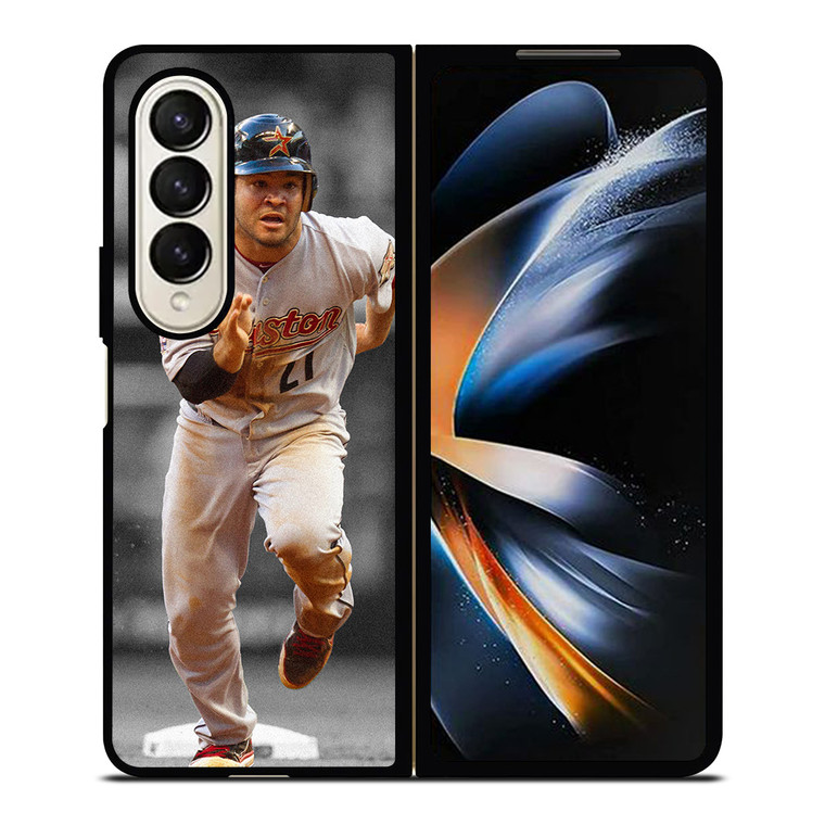 JOSE ALTUVE HOUSTON ASTROS MLB Samsung Galaxy Z Fold 4 Case Cover