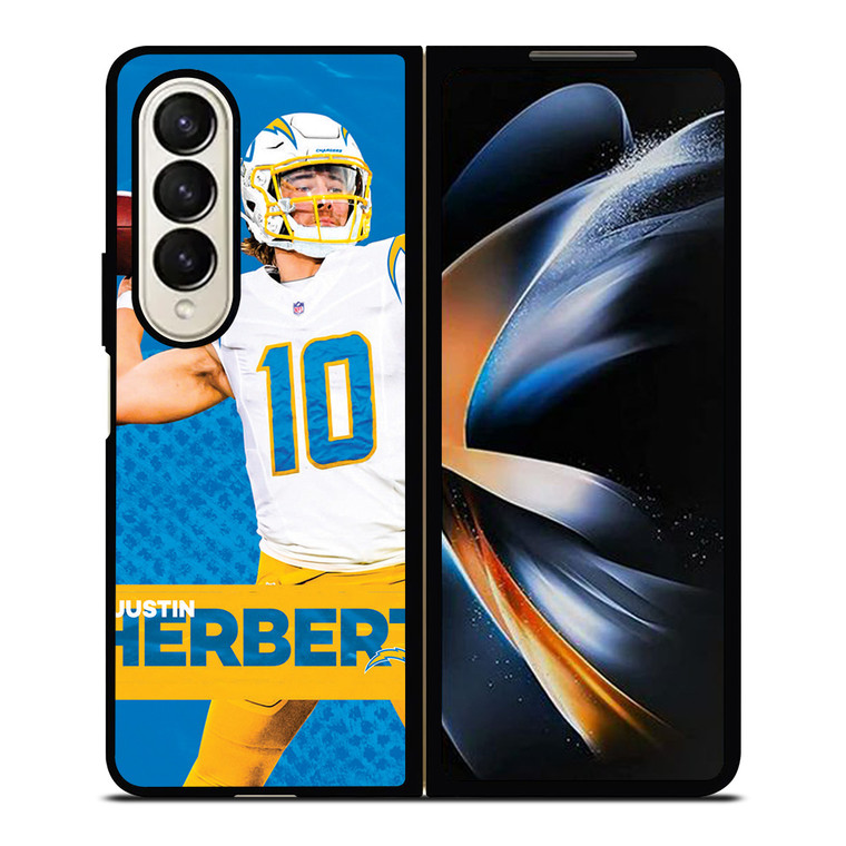 JUSTIN HERBERT LOS ANGELES CHARGERS 2 Samsung Galaxy Z Fold 4 Case Cover