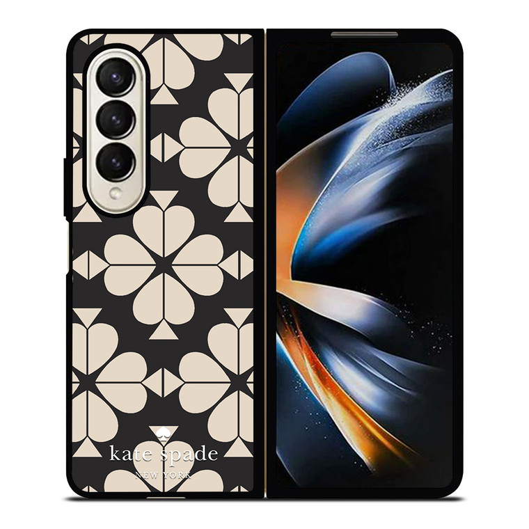 KATE SPADE JACQUARD CREAM Samsung Galaxy Z Fold 4 Case Cover