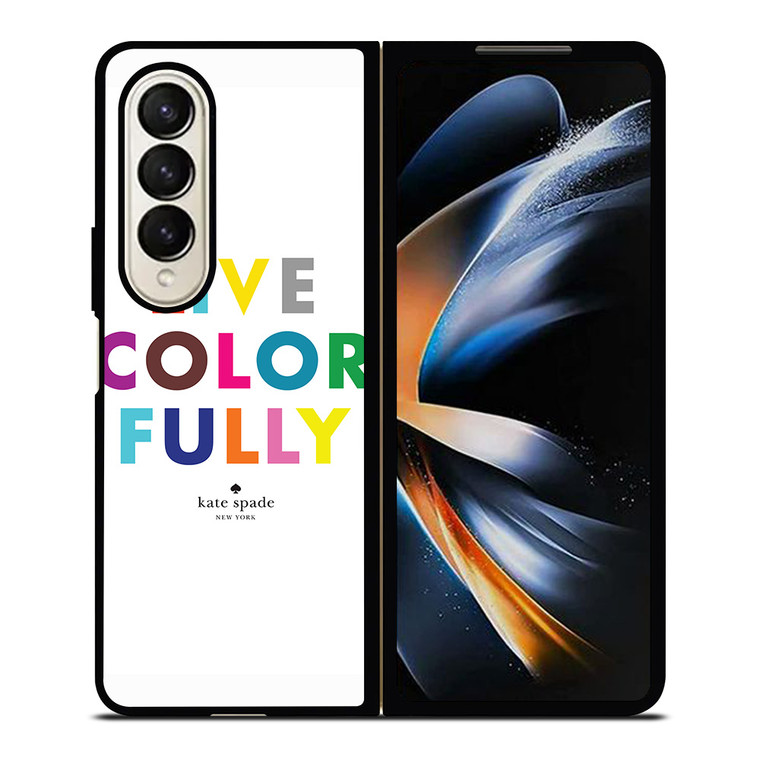 KATE SPADE LIVE COLOR FULLY Samsung Galaxy Z Fold 4 Case Cover