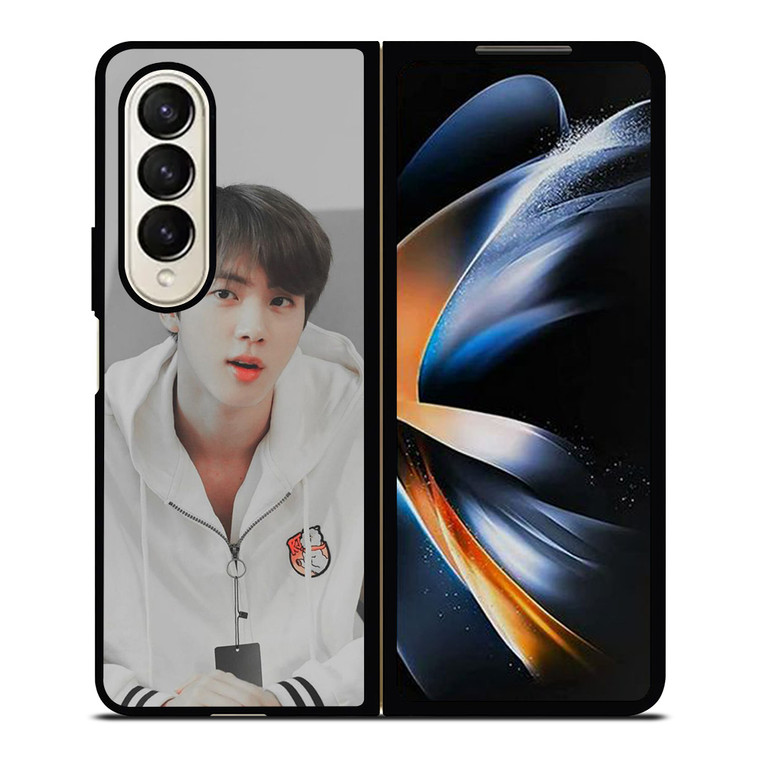 KIM SEOK JIN BTS BANGTAN BOYS BLACK Samsung Galaxy Z Fold 4 Case Cover