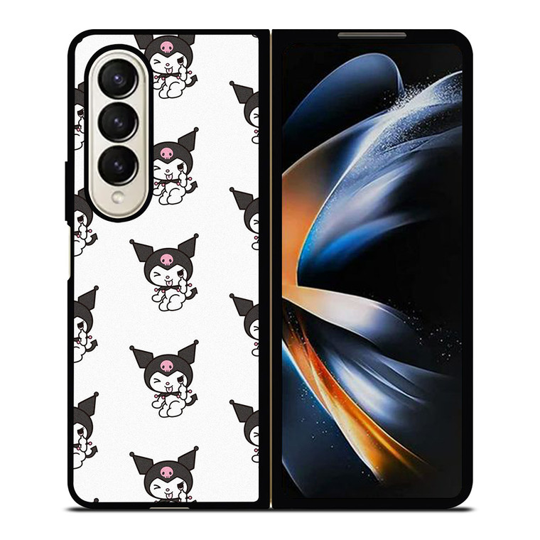 KUROMI CAT ANIME PATTERN Samsung Galaxy Z Fold 4 Case Cover