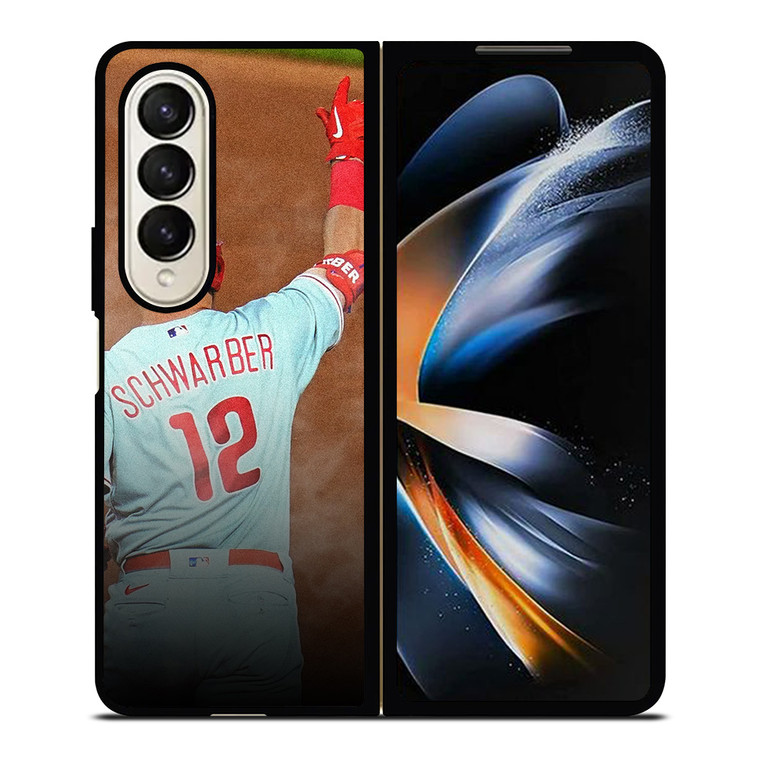 KYLE SCHWARBER PHILADELPHIA PHILLIES Samsung Galaxy Z Fold 4 Case Cover