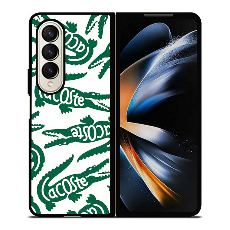 LACOSTE PATTERN Samsung Galaxy Z Fold 4 Case Cover