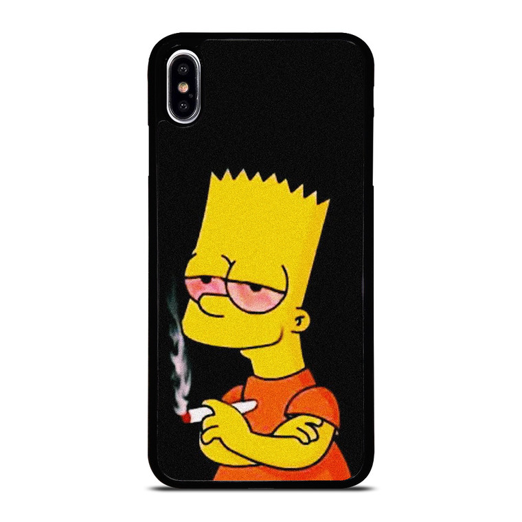BART SIMPSONS WEEDS CIGARATTE iPhone XS Max Case Cover
