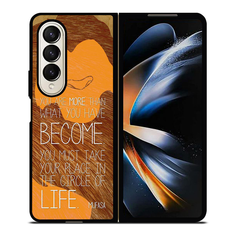 LION KING MUFASA QUOTES Samsung Galaxy Z Fold 4 Case Cover