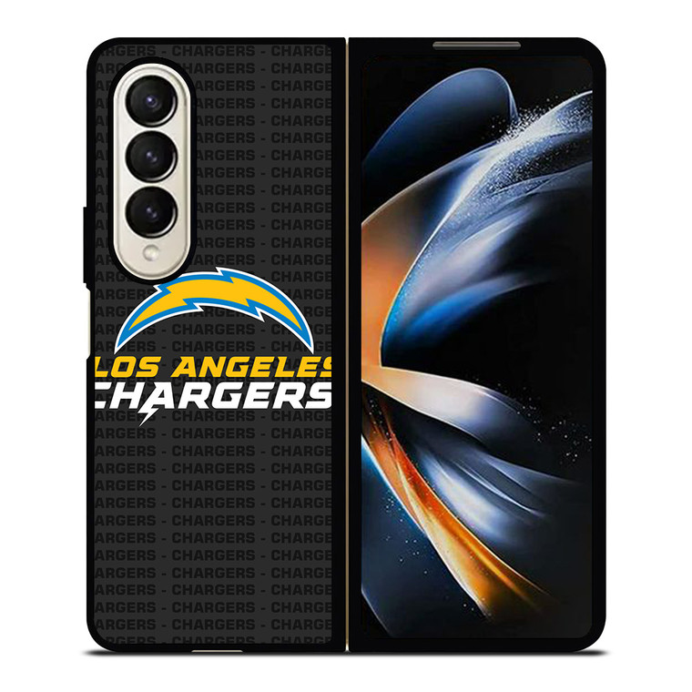LOS ANGELES CHARGERS FOOTBALL TEXT Samsung Galaxy Z Fold 4 Case Cover