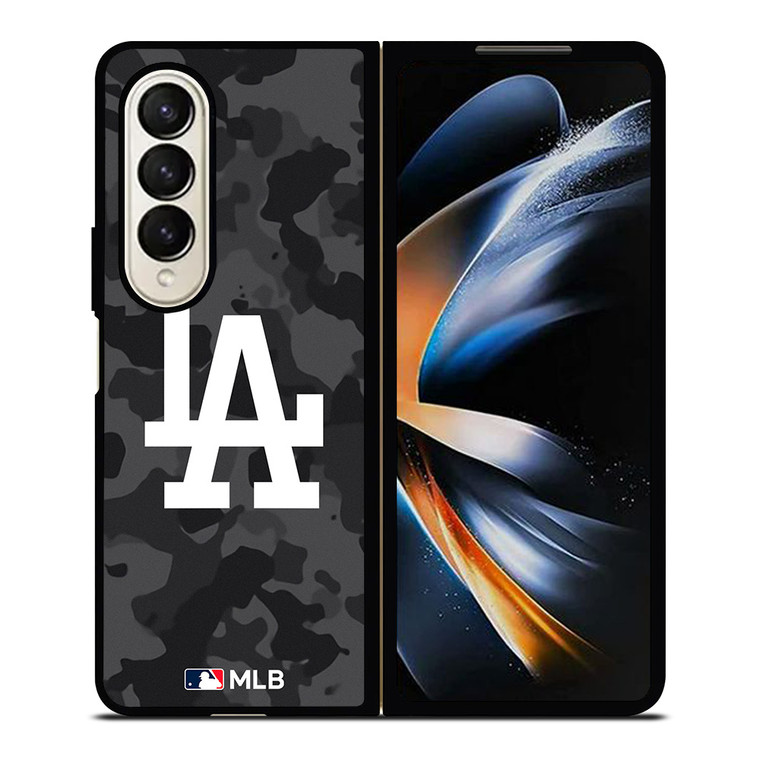 LOS ANGELES DODGERS BASEBALL BLACK CAMO Samsung Galaxy Z Fold 4 Case Cover