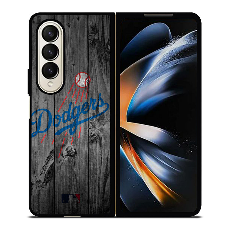 LOS ANGELES DODGERS BASEBALL MLB WOOD Samsung Galaxy Z Fold 4 Case Cover