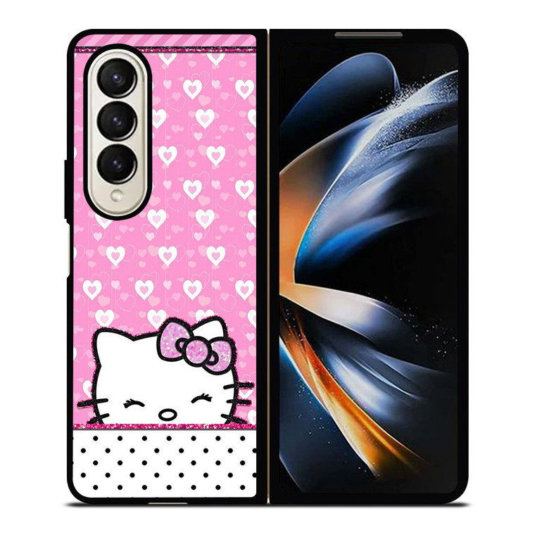 LOVELY HELLO KITTY Samsung Galaxy Z Fold 4 Case Cover